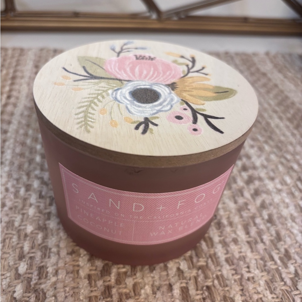 Sand + Fog Pink Pineapple Coconut Candle